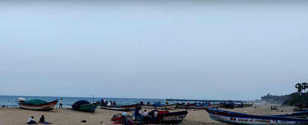 Quiet beach, One of the best beaches in Pondicherry