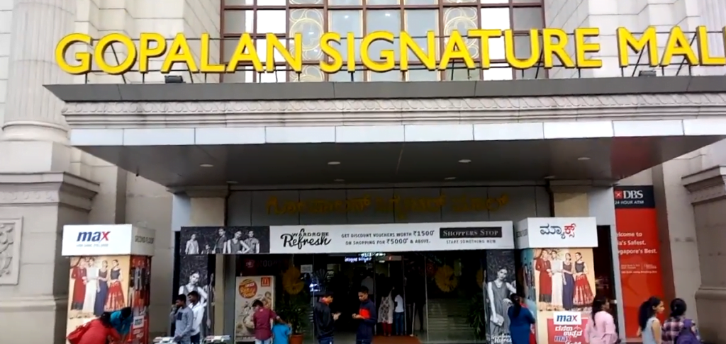 Gopalan Signature Mall, one of the 10 Best malls in Bangalore