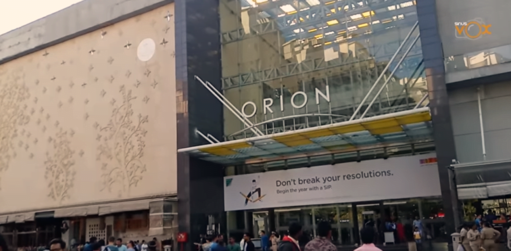 Orion Mall, one of the 10 Best malls in Bangalore