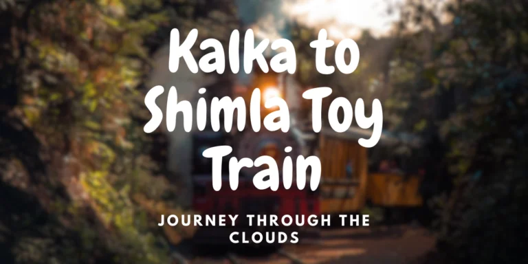 Kalka-Shimla Train Ride